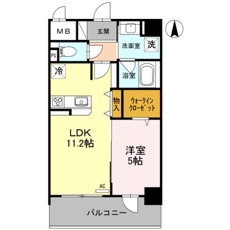 高砂駅 徒歩5分 4階の物件間取画像